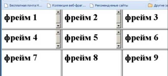 Как вставить фрейм в html