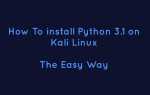 Как установить python на kali linux