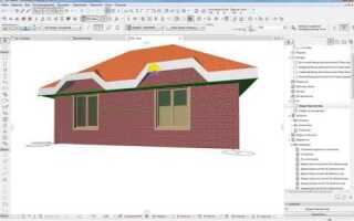 Как сделать обрешетку в archicad 20