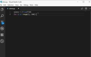 Как добавить python в vs code
