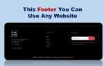 Как привязать footer к низу в html