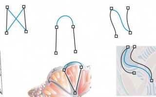 Как соединить две кривые в coreldraw