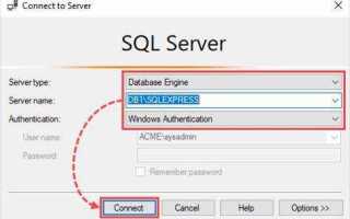 Как выполнить скрипт в sql server management studio