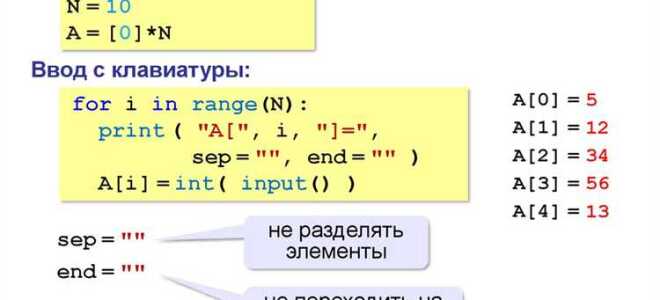 Как перебрать массив в python