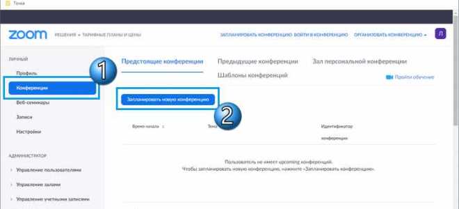 Как организовать вебинар в zoom