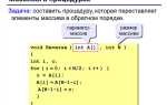 Как вывести массив в обратном порядке си шарп