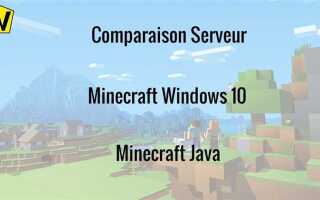 Какая версия майнкрафта лучше java или windows 10