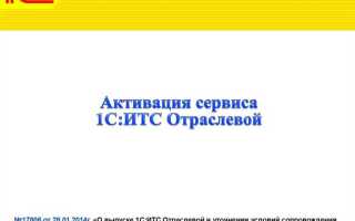 Что такое 1с итс