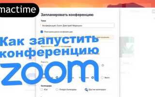 Как вести конференцию в zoom