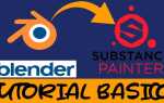 Как экспортировать из substance painter в blender