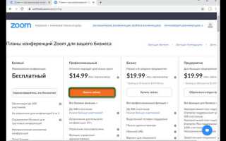 Как купить платный zoom