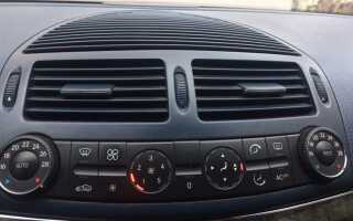 Почему печка дует холодным воздухом mercedes w220