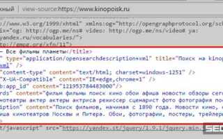 Как добавить мета тег в исходный код html