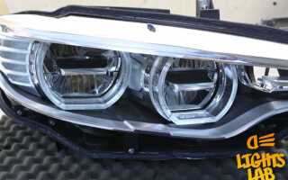 Как снять фару bmw f10