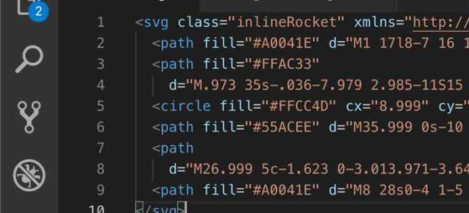 Как вставить svg в php