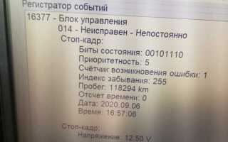 Как вывести код ошибки на дисплей seat