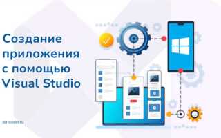 Как создать программу на с в visual studio