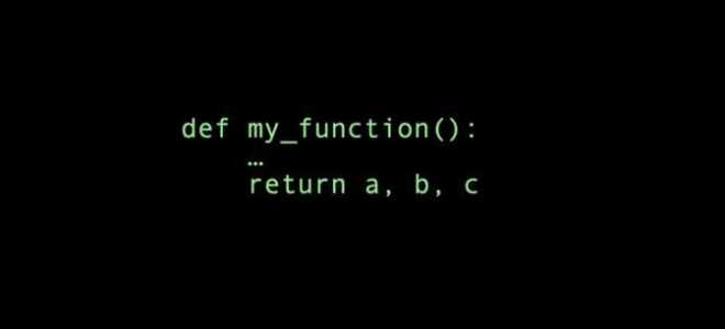 Как вернуть из функции несколько значений python