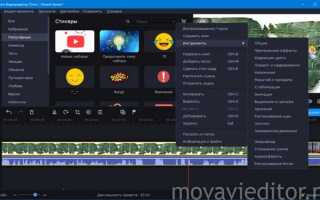 Как пользоваться movavi видеоредактор плюс