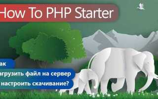 Как скачать файл через php