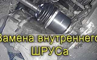 Как снять шрус на ваз калина наружный