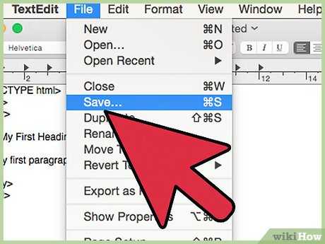 Открытие HTML файлов с помощью проводника Windows или Finder на Mac
