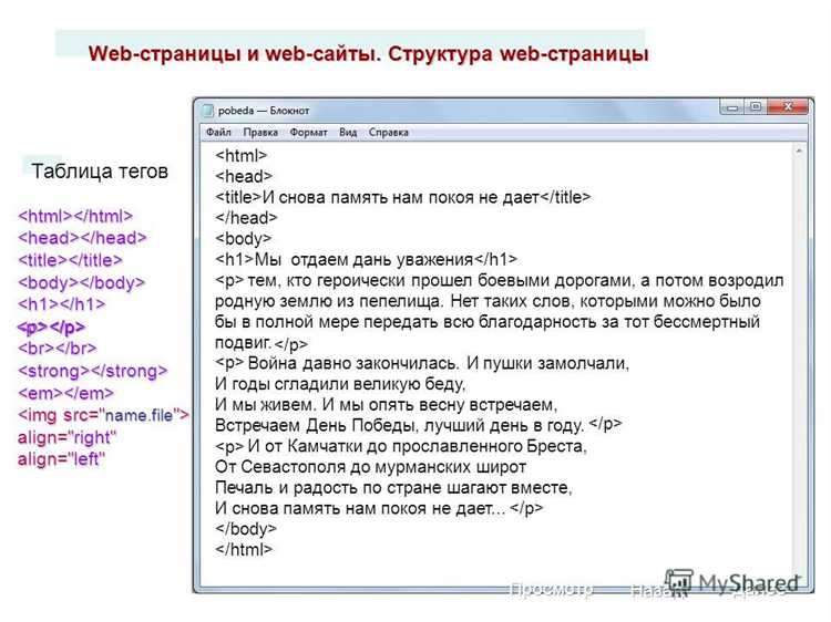 Как открыть сайт через блокнот html