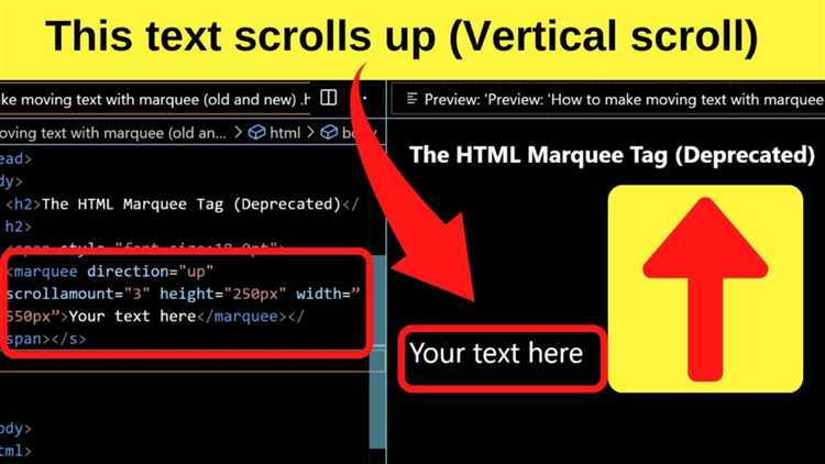 Использование свойства CSS position для перемещения текста