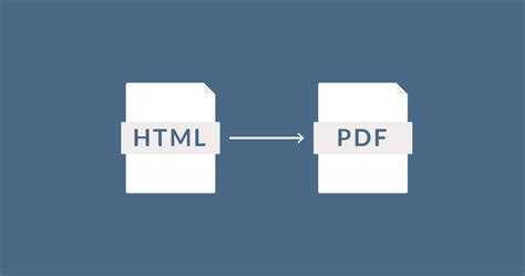 Как перевести связанные html страницы в pdf