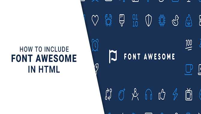 Как подключить font awesome в html Как подключить font awesome в html