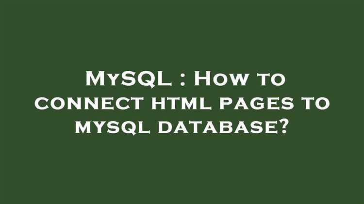 Как отправить данные из формы HTML в базу данных через PHP