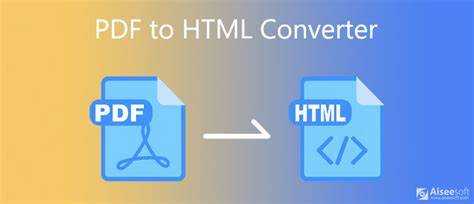 Как преобразовать pdf в html