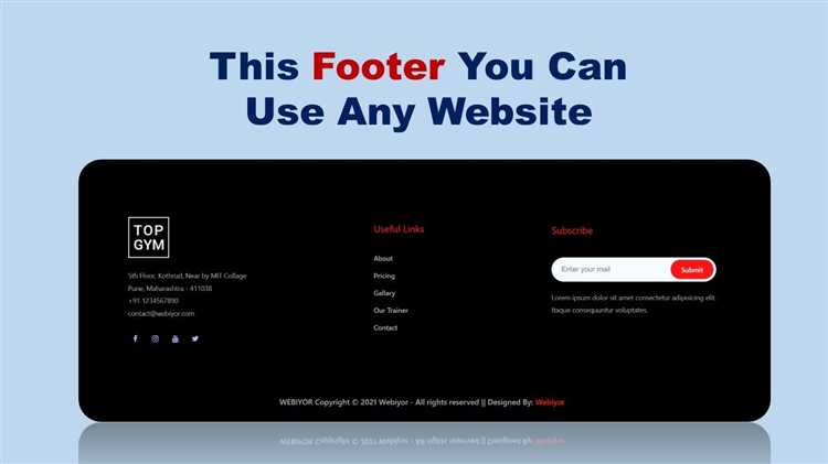 Как привязать footer к низу в html