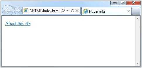 Как сделать активную ссылку в html