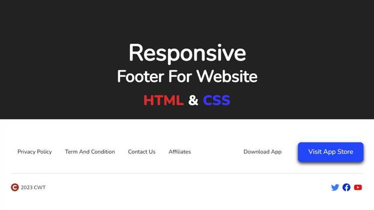 Как сделать footer html