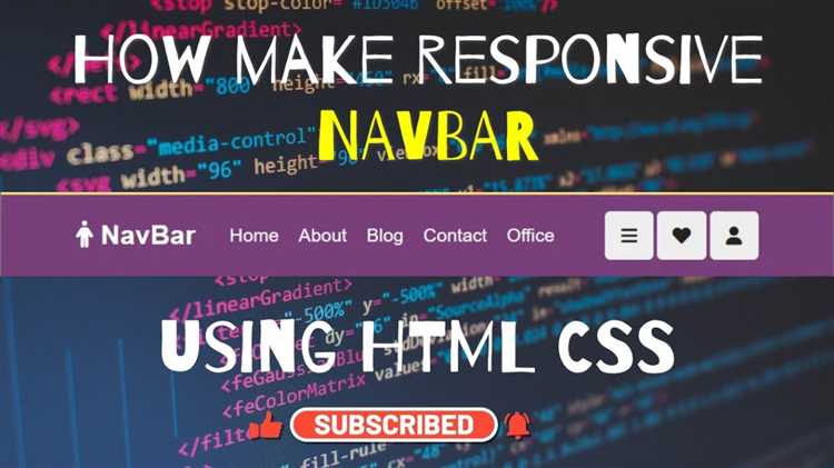 Как сделать адаптивный navbar с медиазапросами