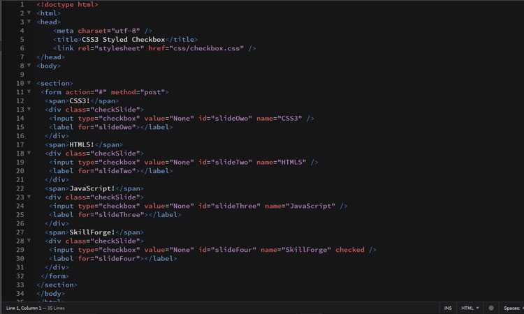 Создание навигации между HTML файлами с помощью ссылок и якорей