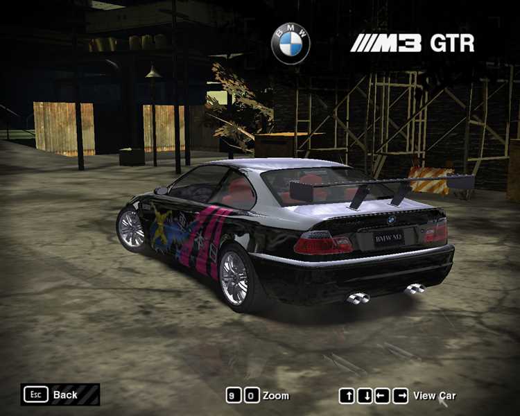 Секреты скрытых характеристик BMW M3 GTR в Most Wanted 2005