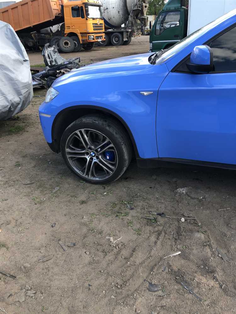 Размеры передних и задних тормозных дисков BMW X6 2008