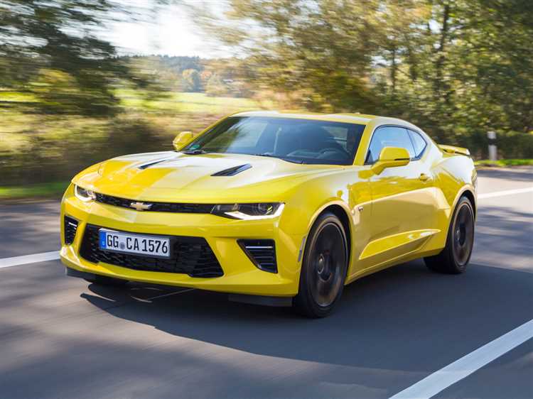 Лошадиные силы и версии двигателей Chevrolet Camaro шестого поколения (2016–2024)