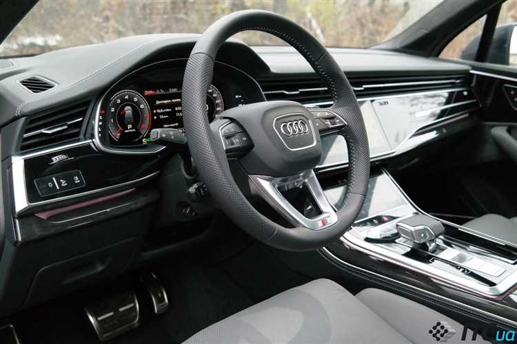 Сравнение объемов багажников при различном количестве сидений в Audi Q7