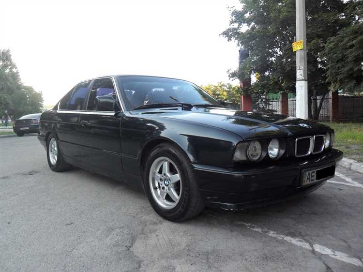 Рыночные цены BMW E34 при появлении на российском рынке