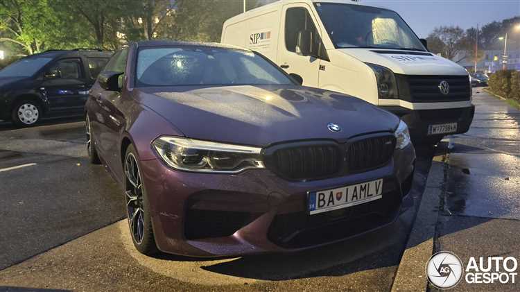 Как влияет год выпуска на цену BMW M5 F90 Competition в 2025 году