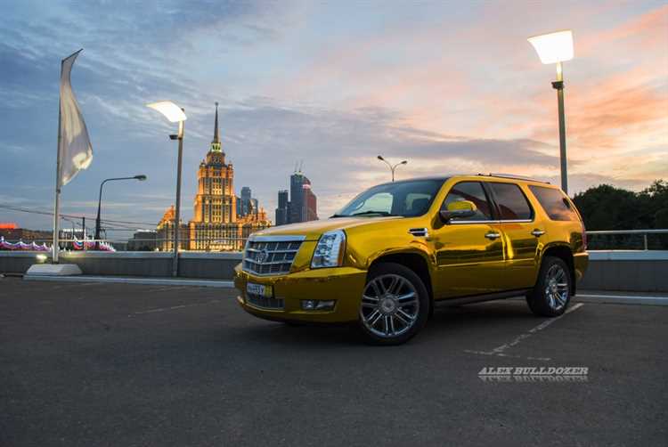 Обзор цен на Cadillac Escalade в России в 2025 году