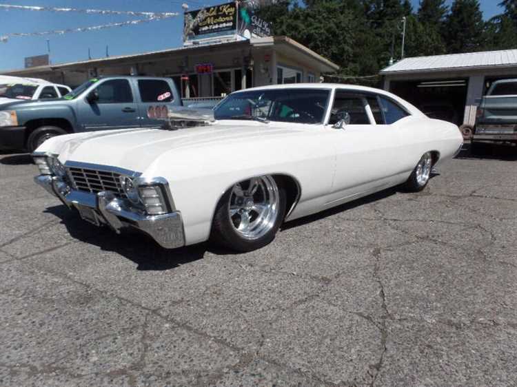 Средняя цена на Chevrolet Impala 1967 в 2025 году