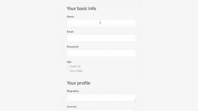 Как создать форму с помощью тега <form> в HTML?