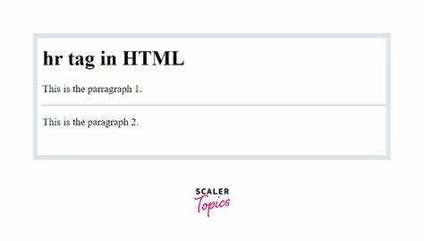 Ошибки при использовании тега hr и как их избежать
