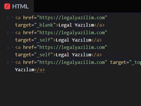 Что такое target в html