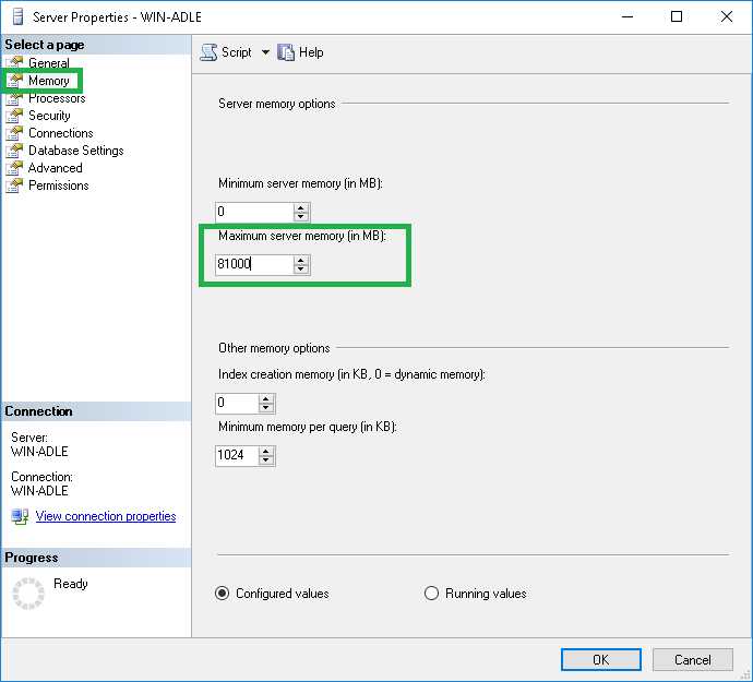 Как ограничить дисковую активность ms sql server