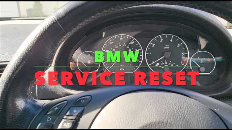 Как сбросить oil service bmw e53